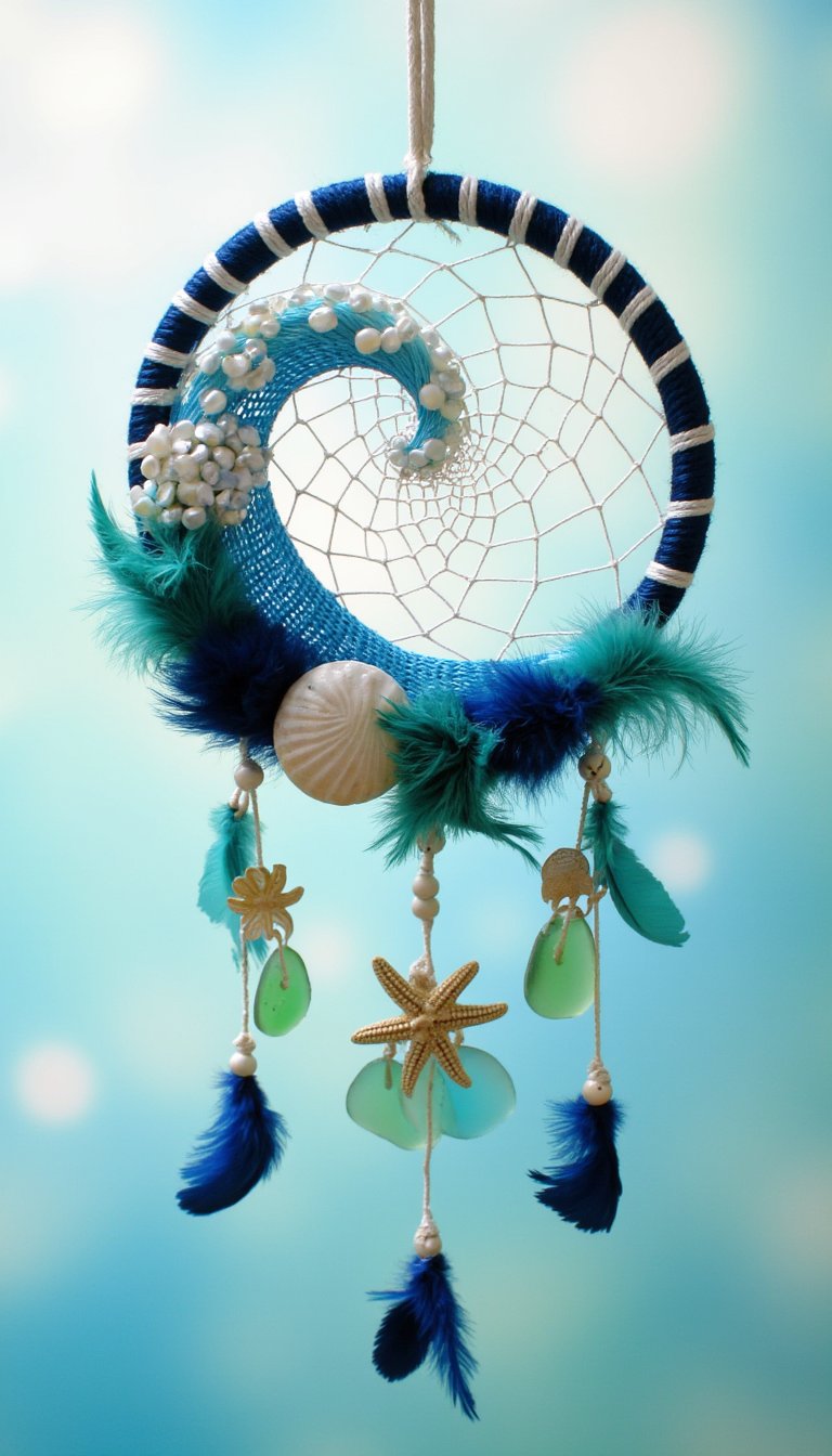 19. Ocean Wave Dream Catcher