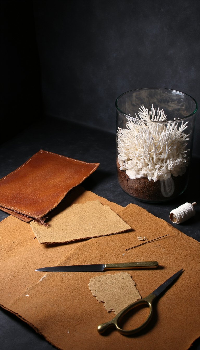 3. Mycelium Leather Crafting