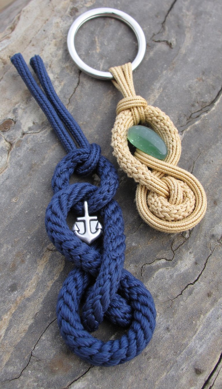 10. Fisherman's Knot Keychains