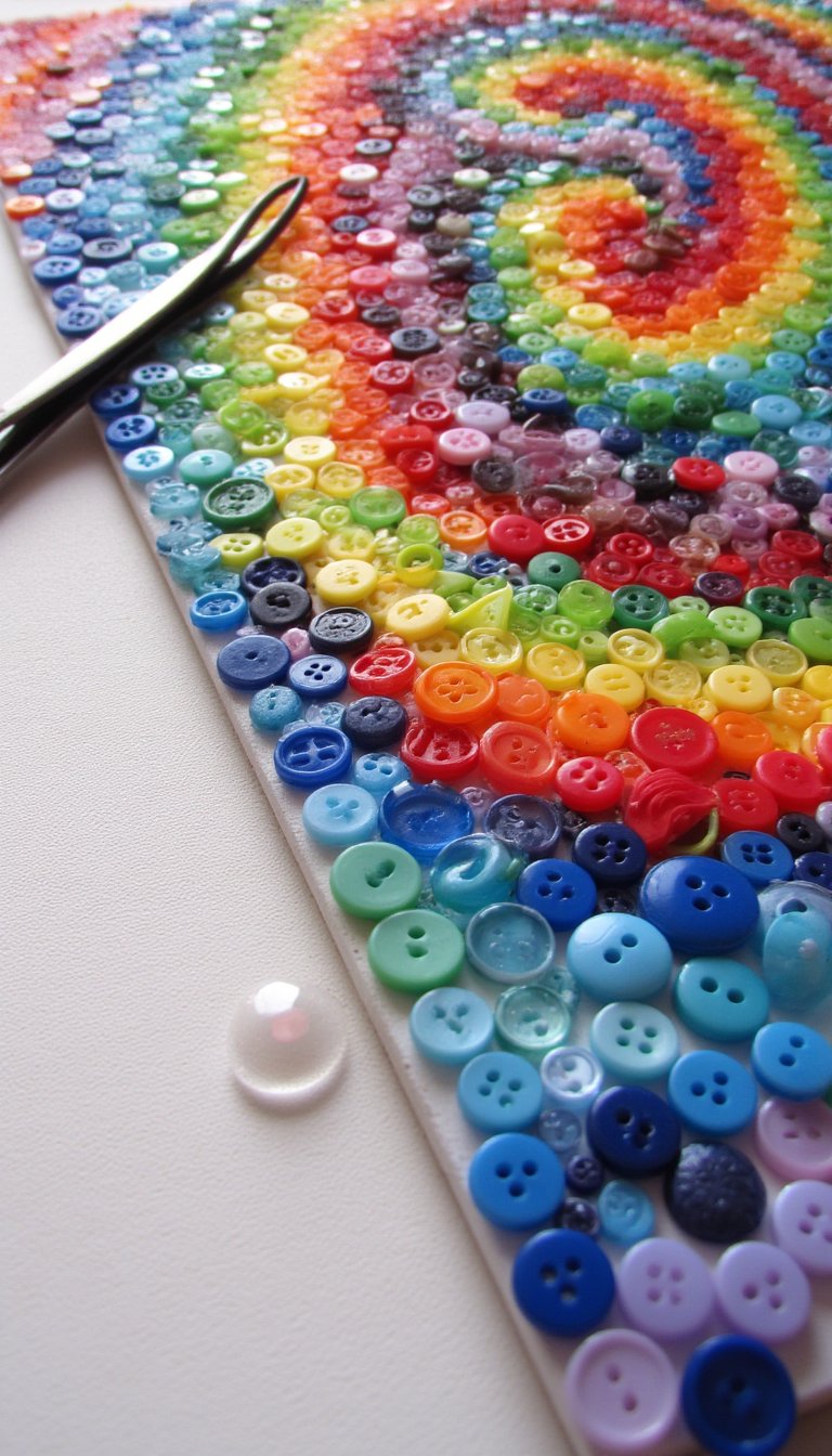 1. The Statement Button Wall Art