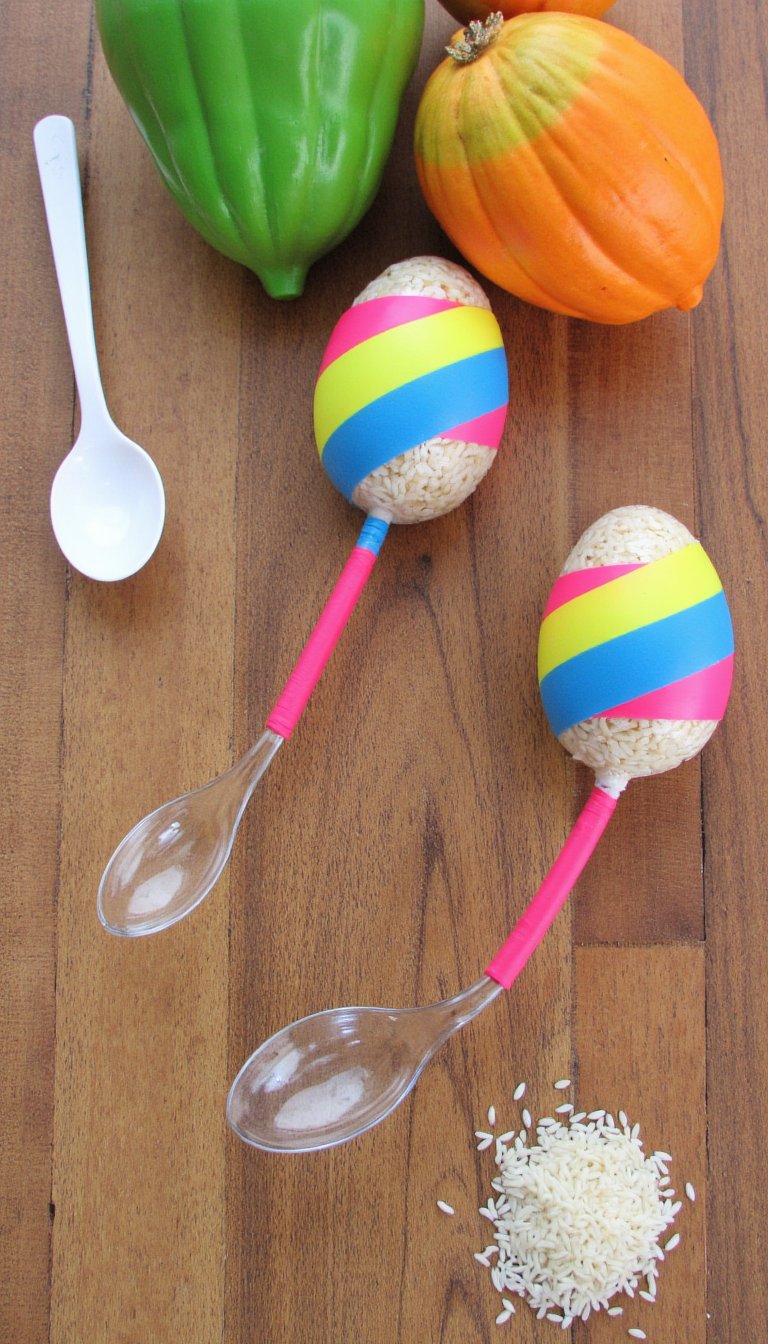 3. Popsicle Stick Maracas