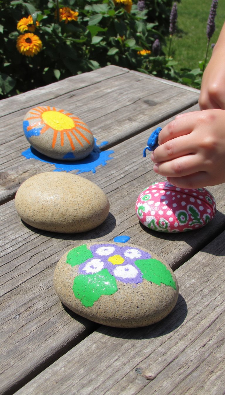 6. Kindness Rocks for a School Garden