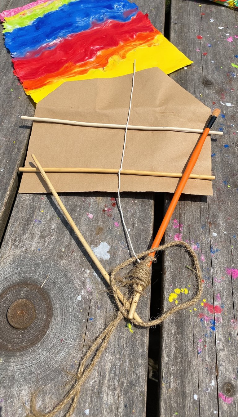 18. DIY Kites from Recycling
