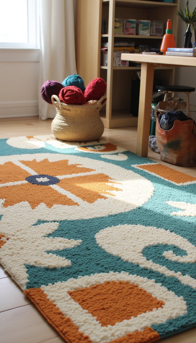 13. A Cozy, Washable Area Rug