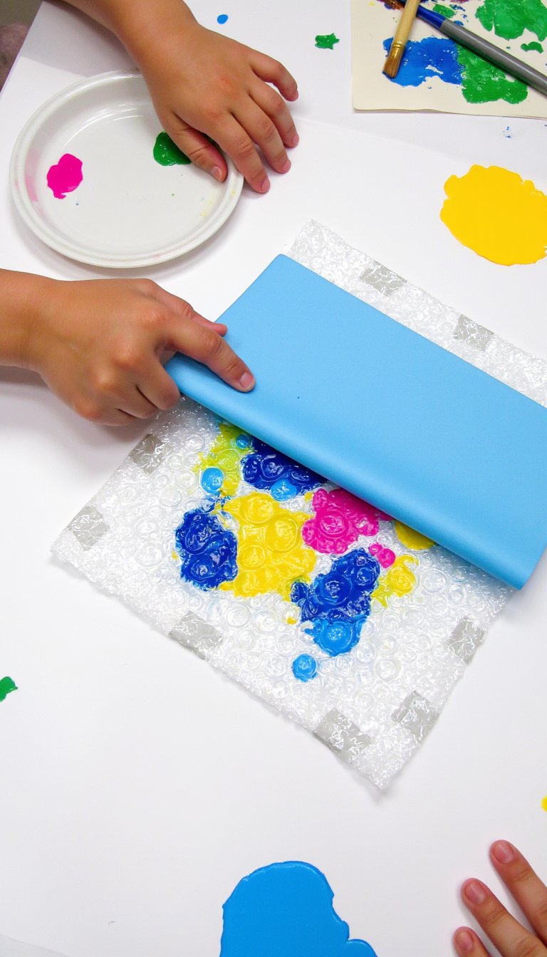 6. Bubble Wrap Printing