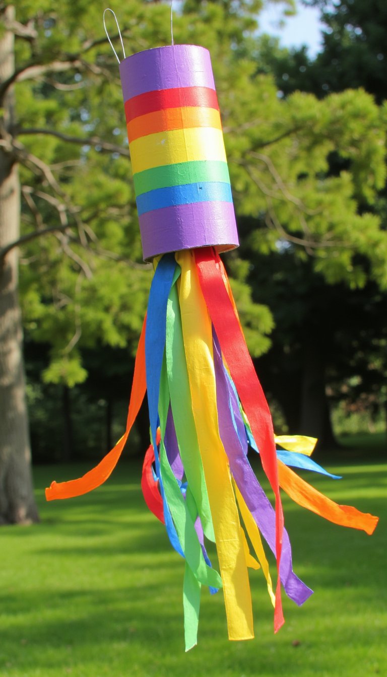 7. Dancing Rainbow Windsocks
