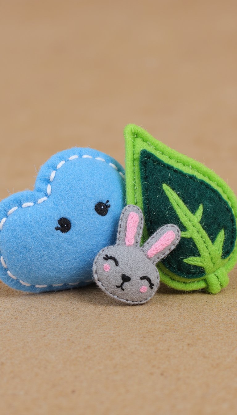 10. Mini Felt Pins