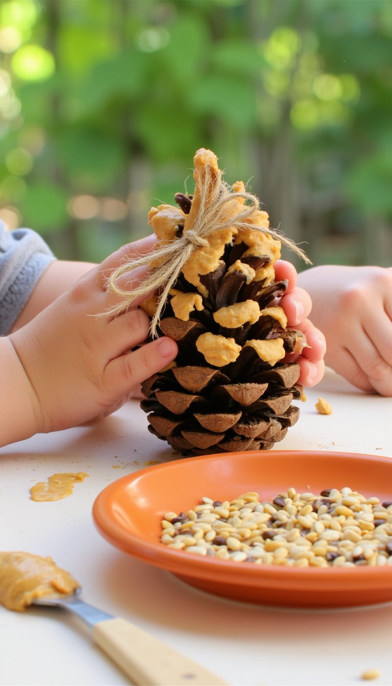 15. Bird Feeder Pinecones