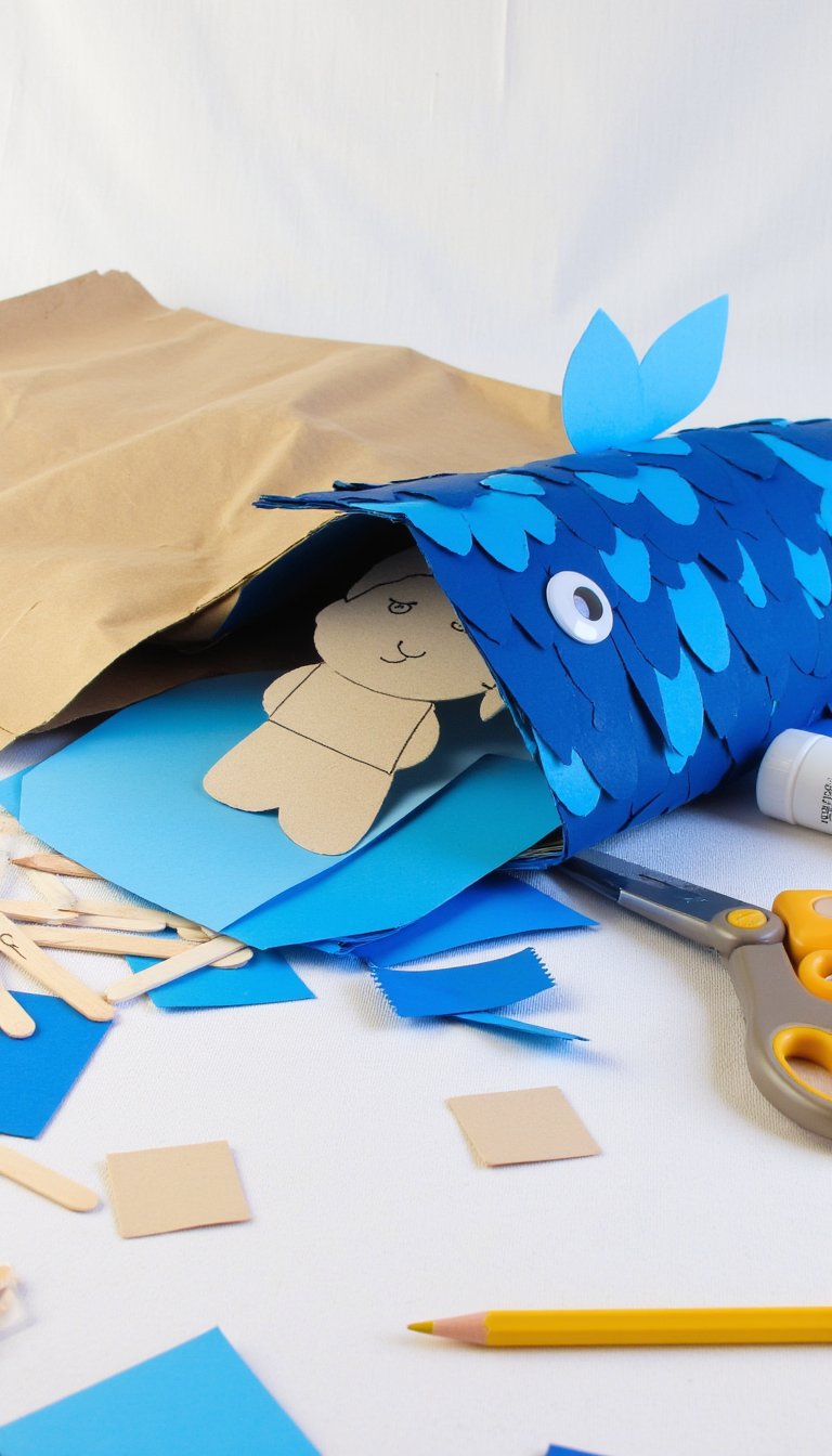 9. Jonah and the Whale Puppets