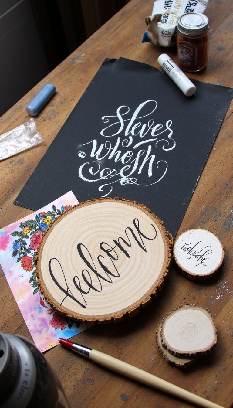 24. Hand-Lettered Signage