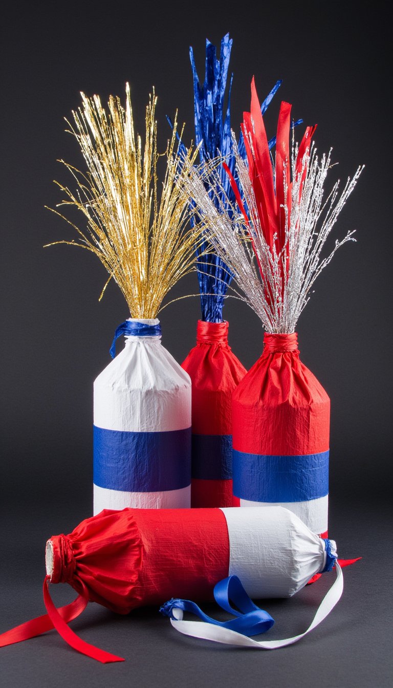 2. DIY Firework Bottle Rockets