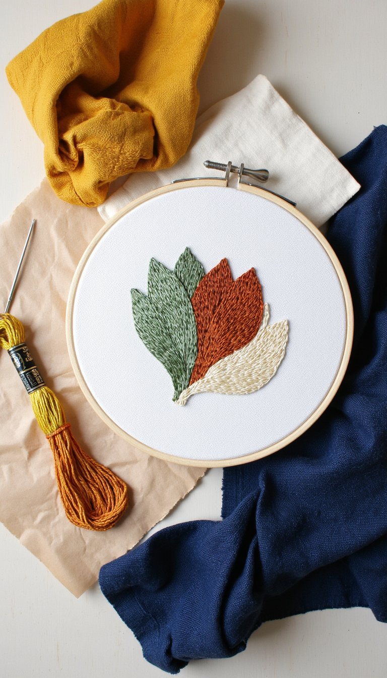 3. Embroidery Hoop Art