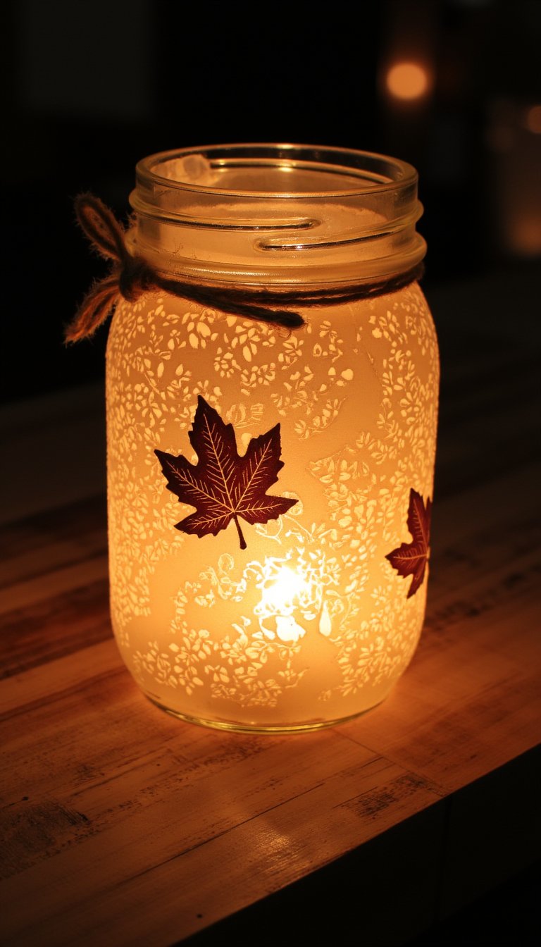 4. Simple Tea Light Lanterns