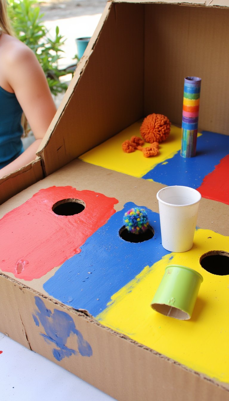 18. Cardboard Box Arcade