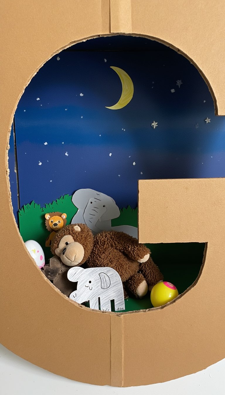 23. Goodnight, Gorilla Diorama in a G