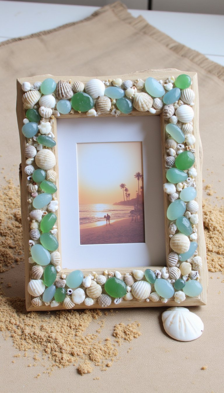 9. Nautical-Themed Photo Frame