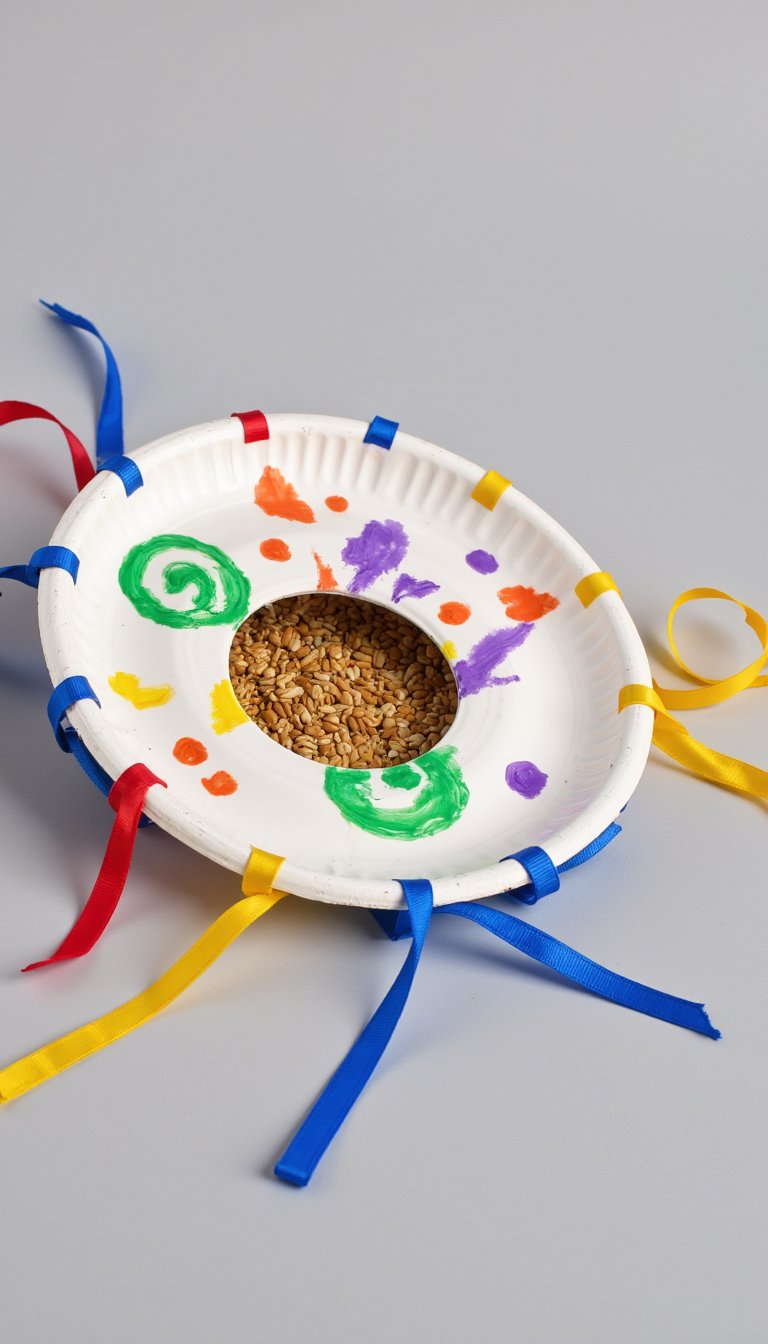 19. Paper Plate Tambourine