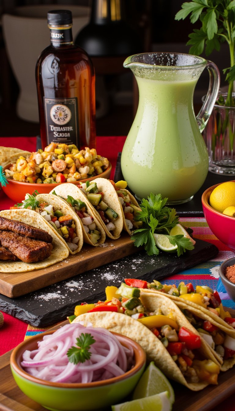 1. Host a Build-Your-Own Taco & Margarita Bar