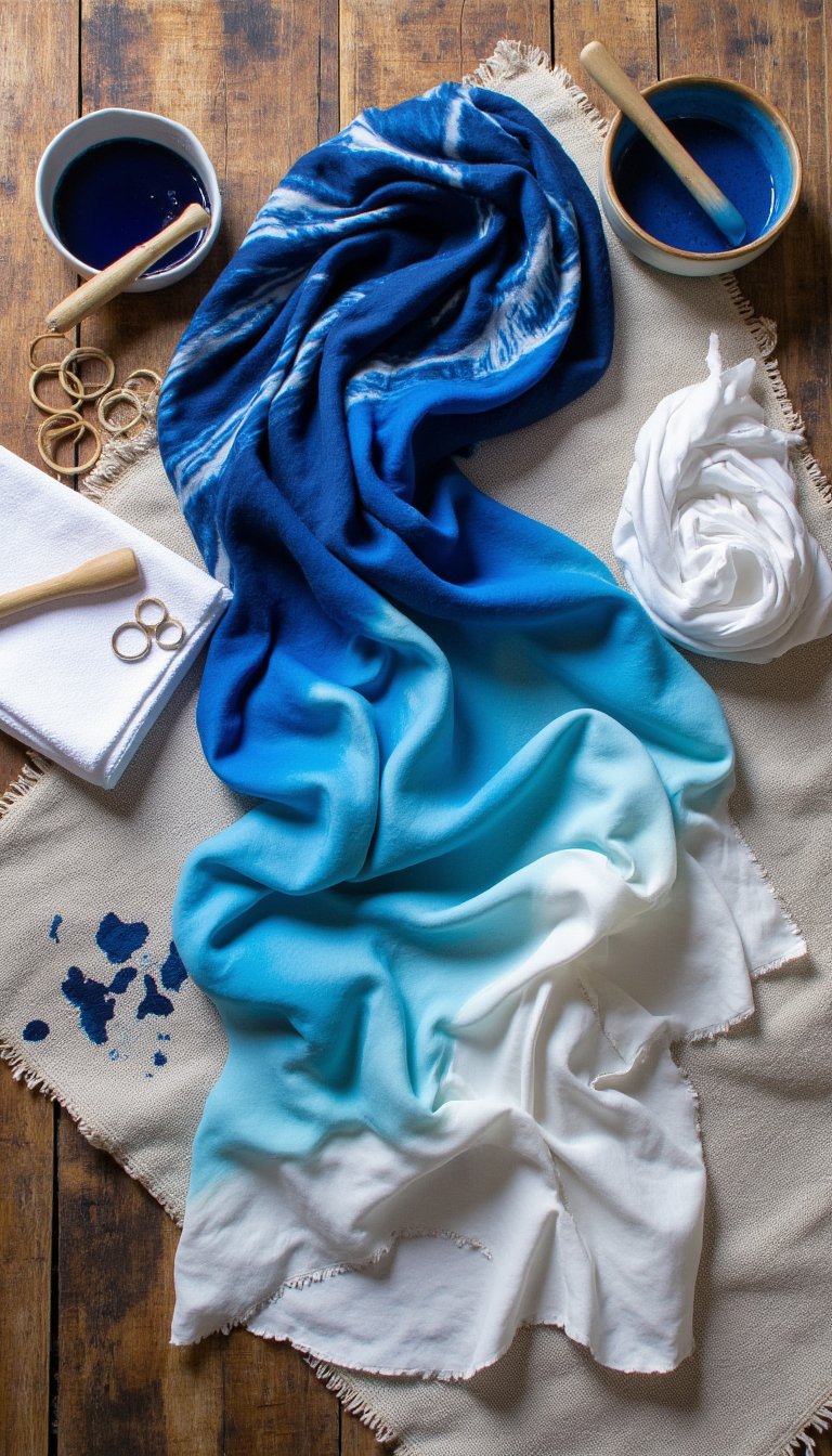 23. Dyed Silk Scarves