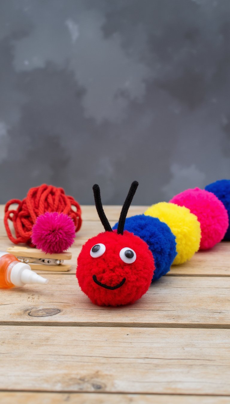 1. The Classic Pom Pom Caterpillar