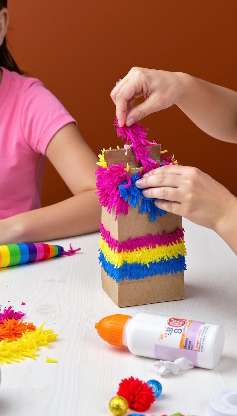 2. Mini Piñata Creation