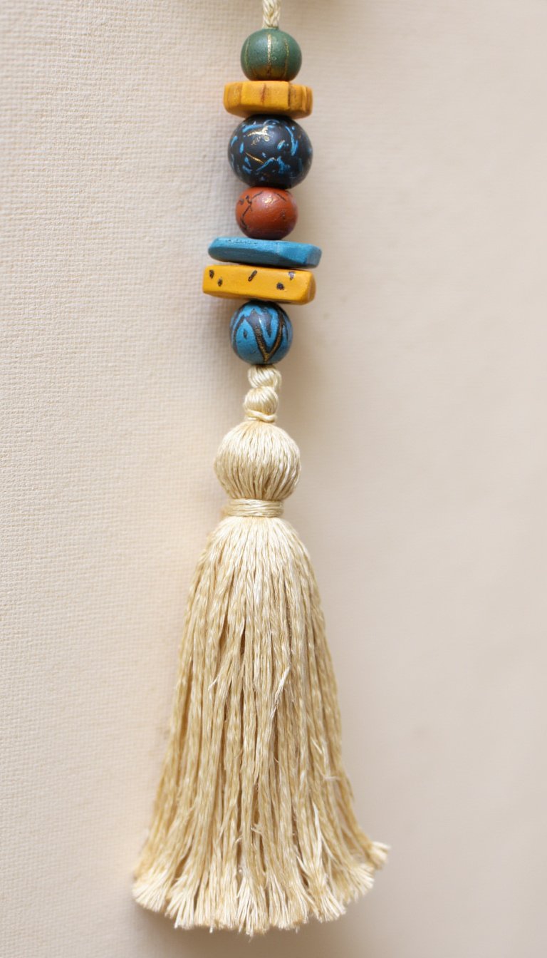24. Boho-Inspired Wall Tassels