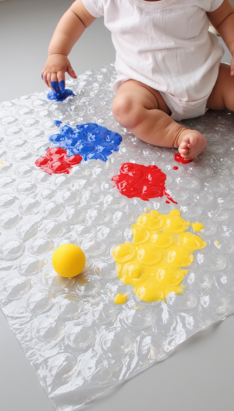 3. Bubble Wrap Stomp 'N' Roll