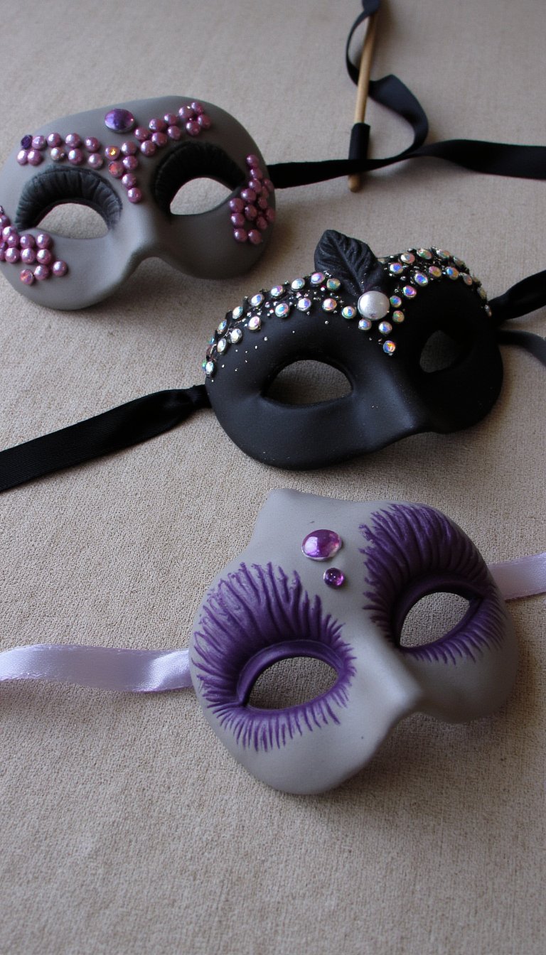 23. Masquerade-Style Mini Masks