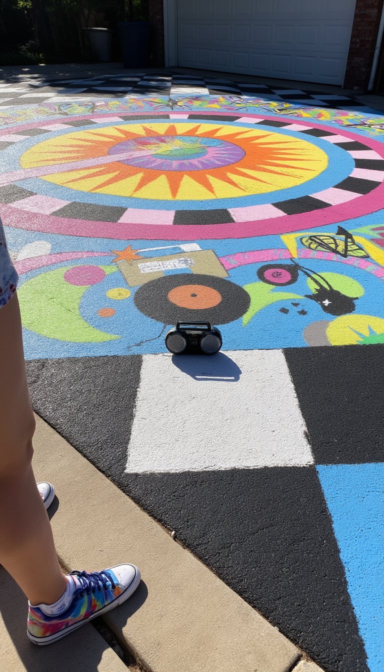 14. Driveway Dance Floor & Disco