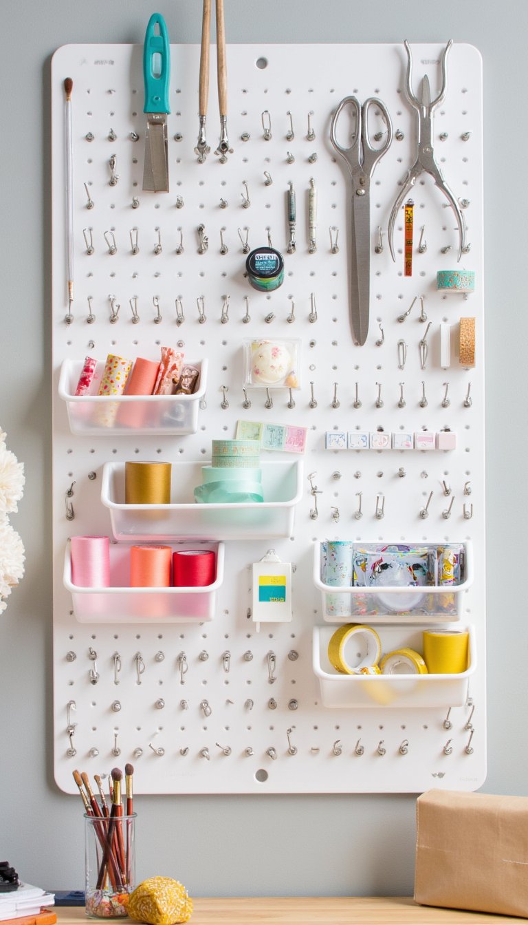 1. The Legendary PEGBOARD Wall of Wonder