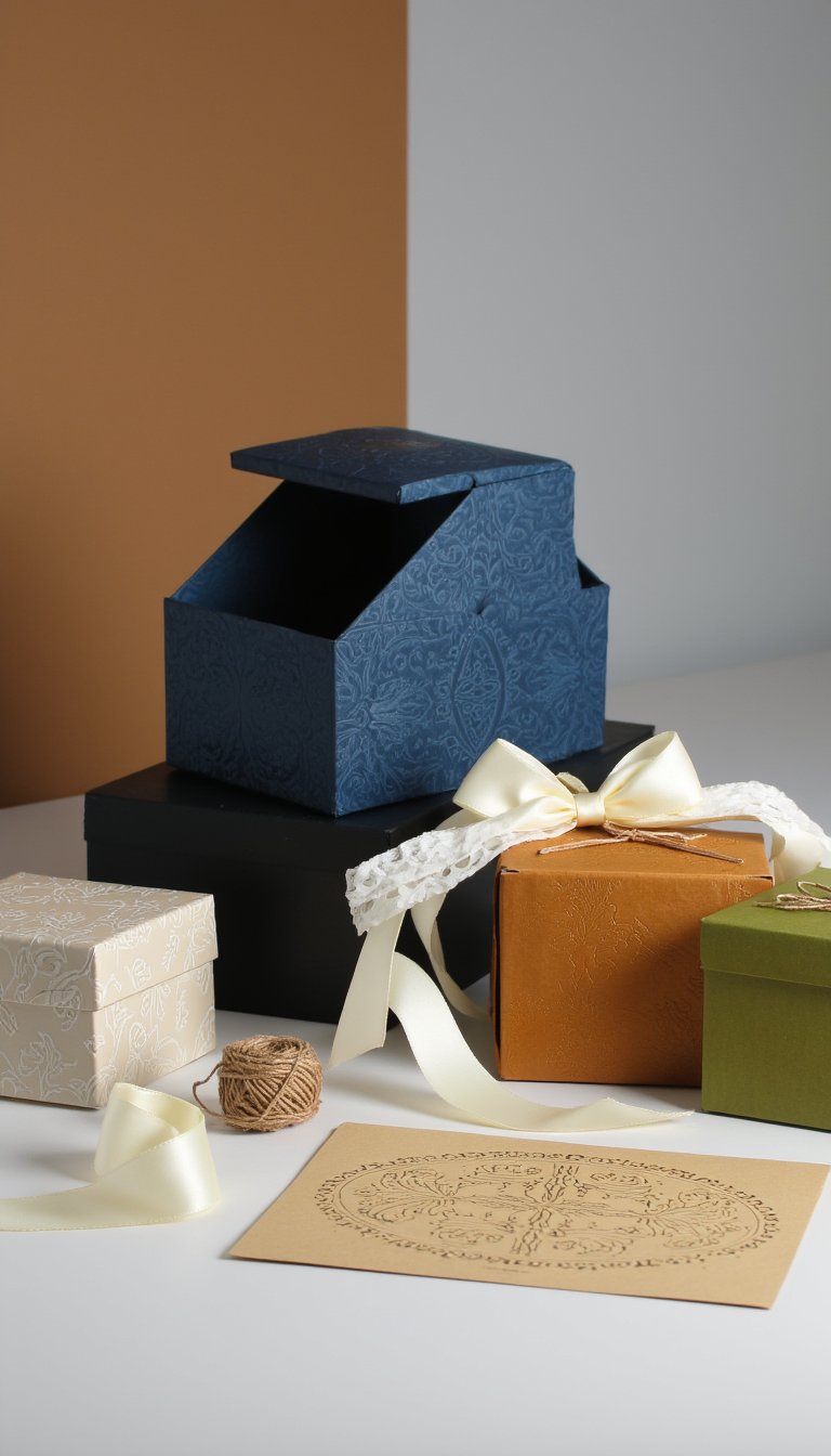 24. Fancy Paper Gift Boxes