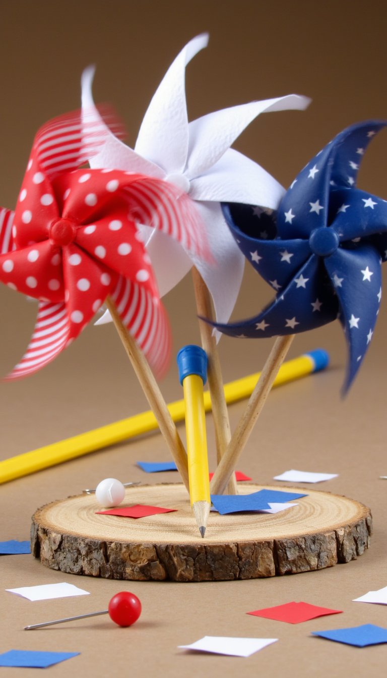 15. Decorative Pinwheels