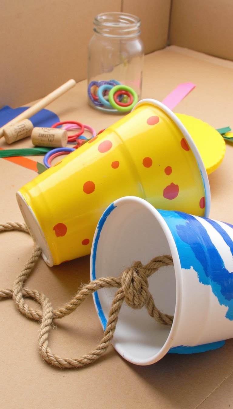 29. Plastic Cup String Telephones