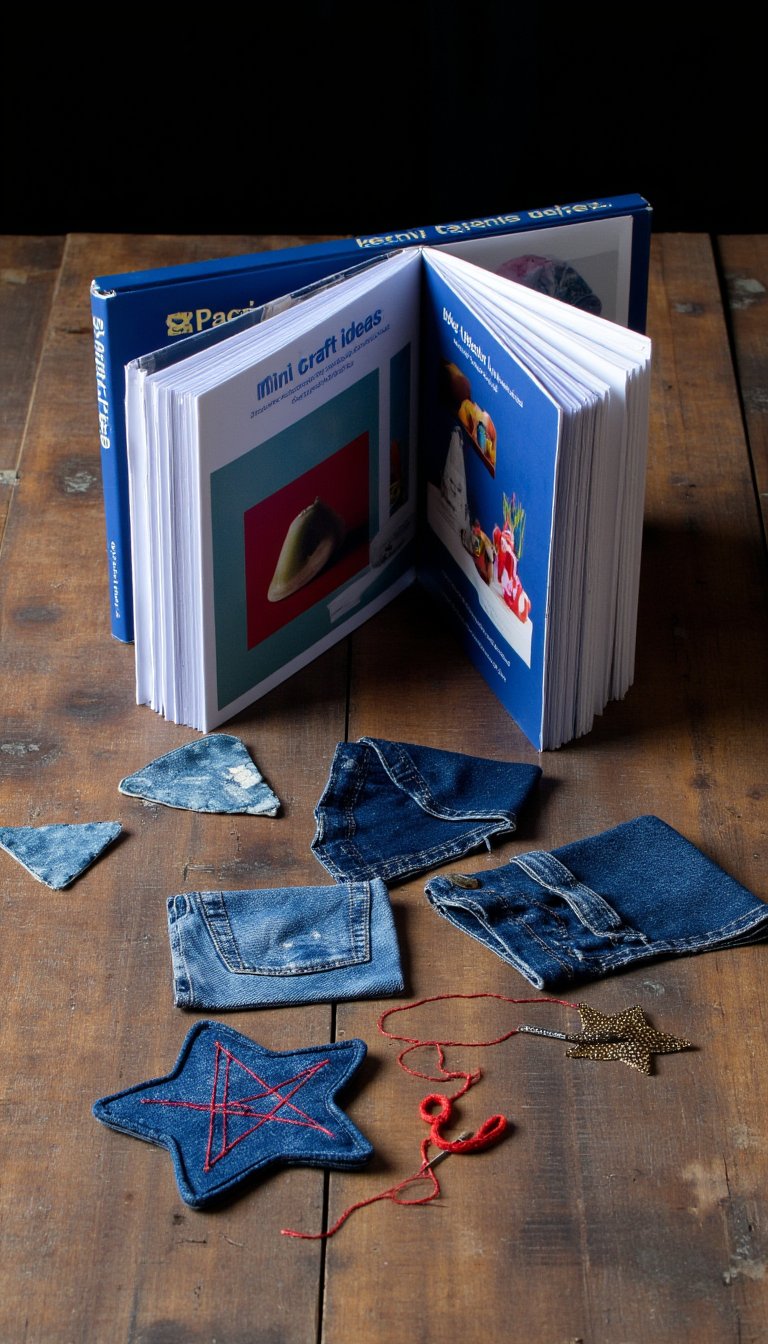 21. Mini Patches from Denim Scraps