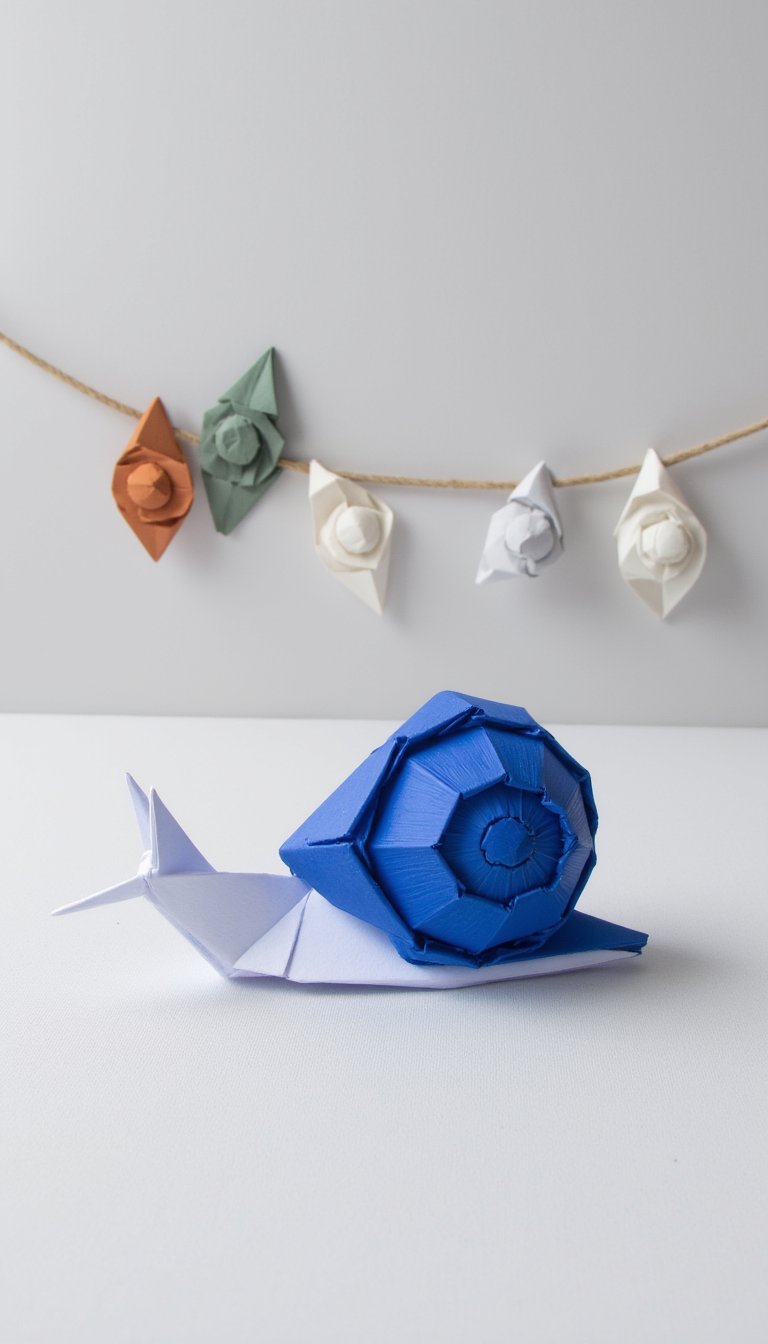 14. Origami Snail