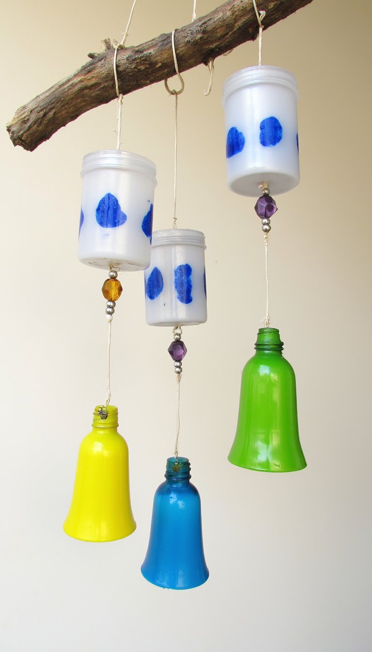 22. Plastic Bottle Wind Chimes