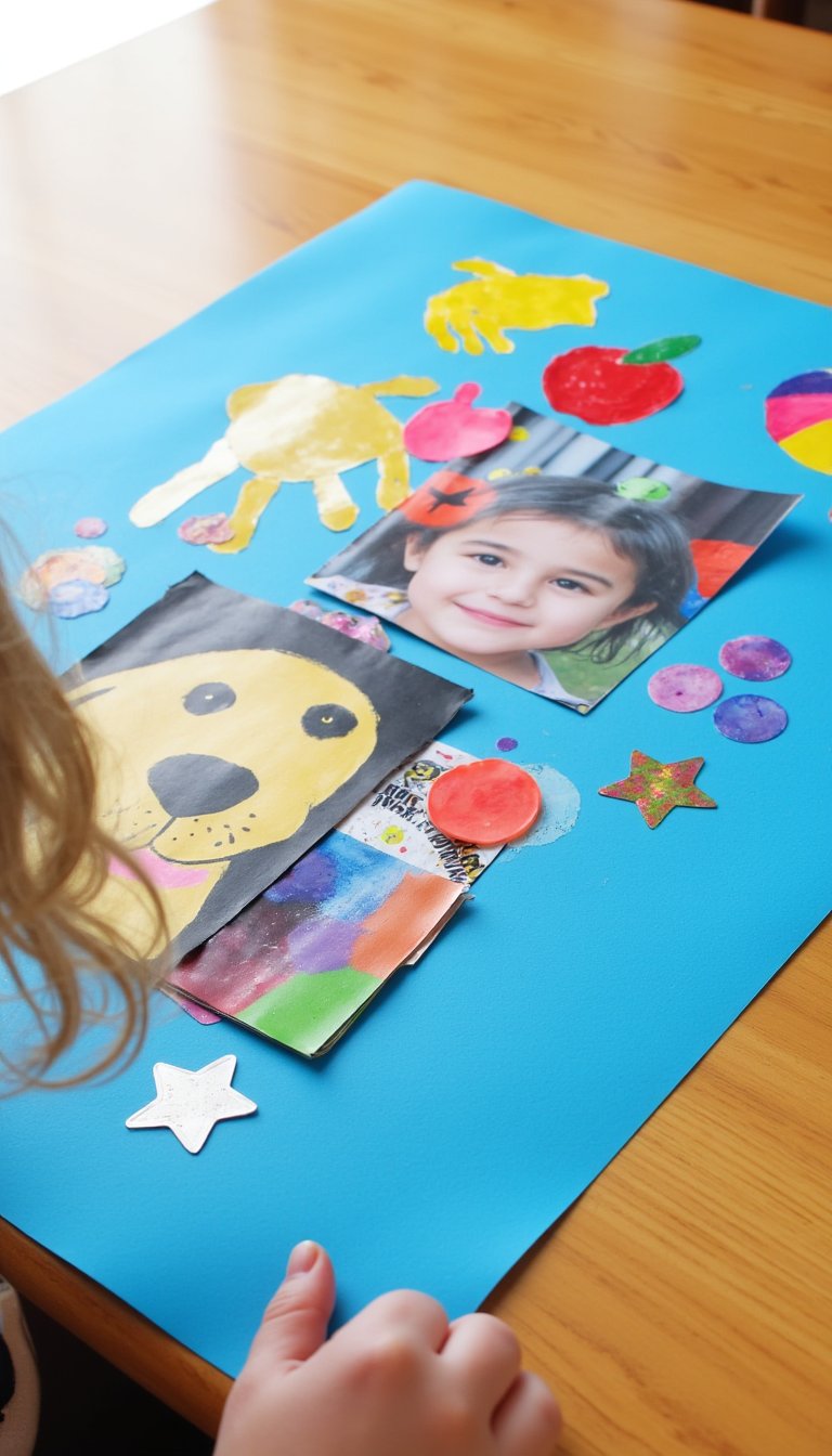 28. "All About Me" Collage Placemat
