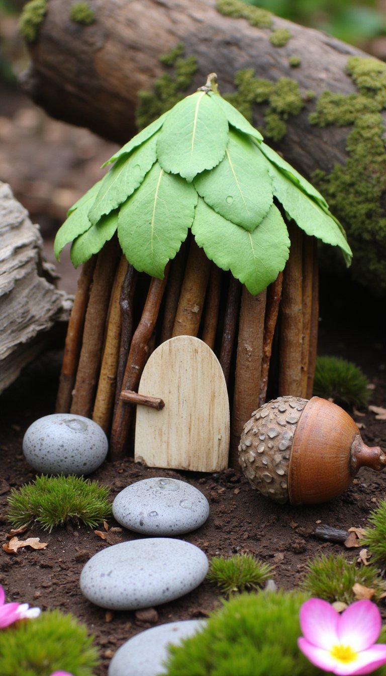 5. Fairy House from Natural Materials