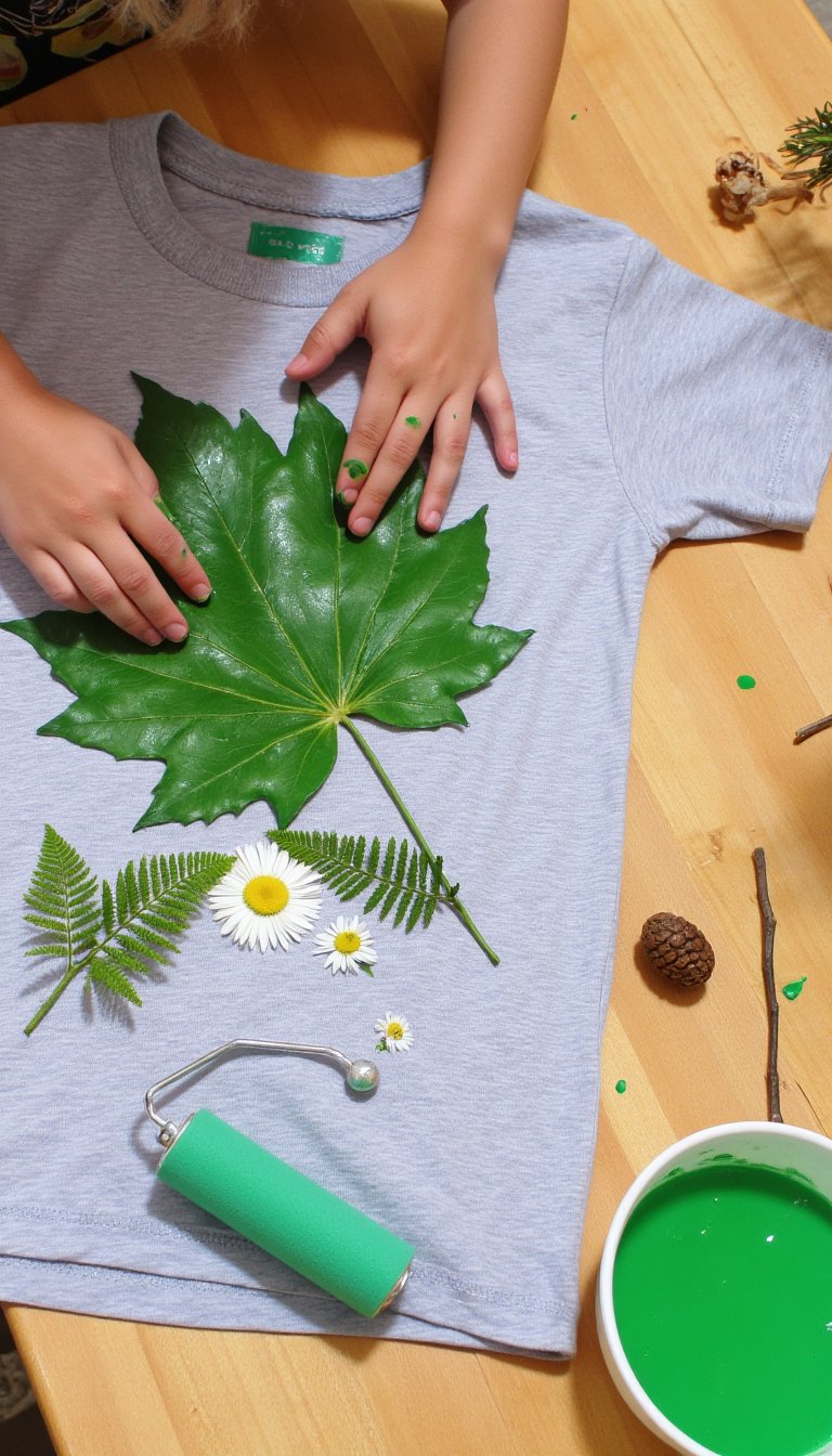 1. Nature Print T-Shirts