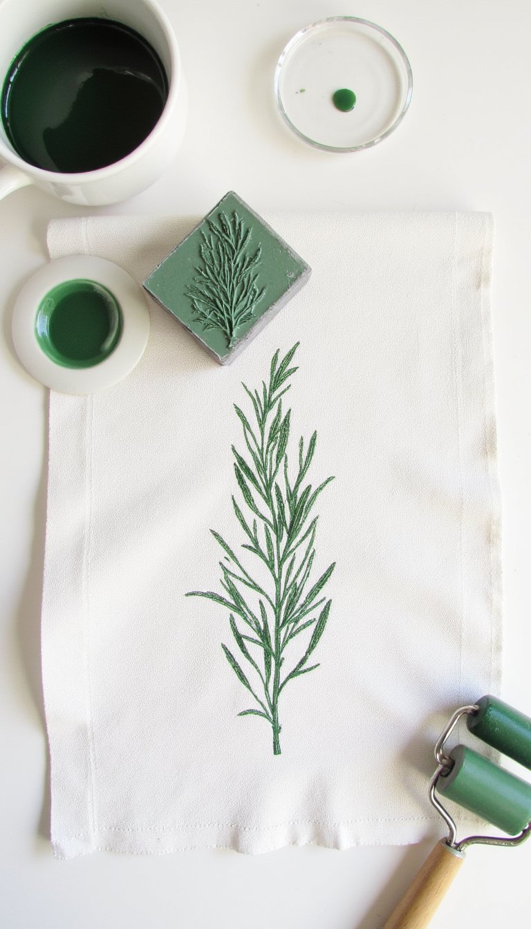 15. Block Print Tea Towels
