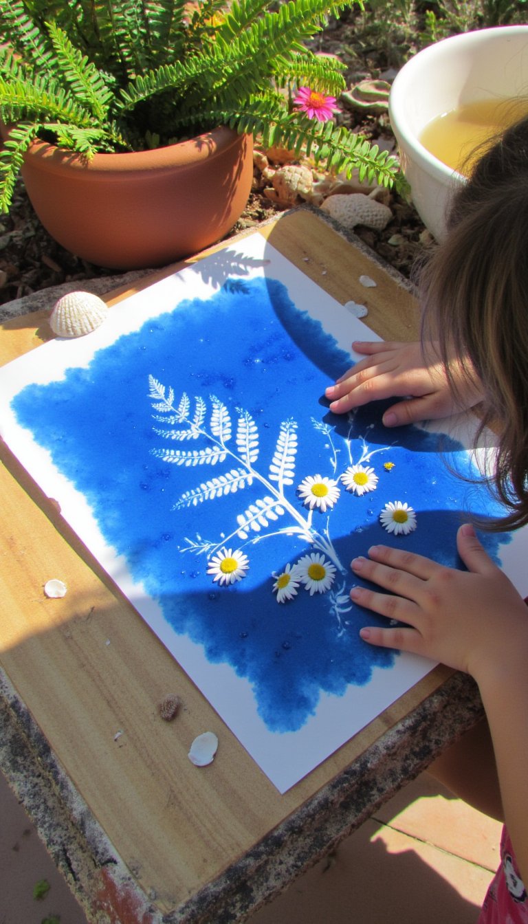 13. Make Sun Prints with Nature