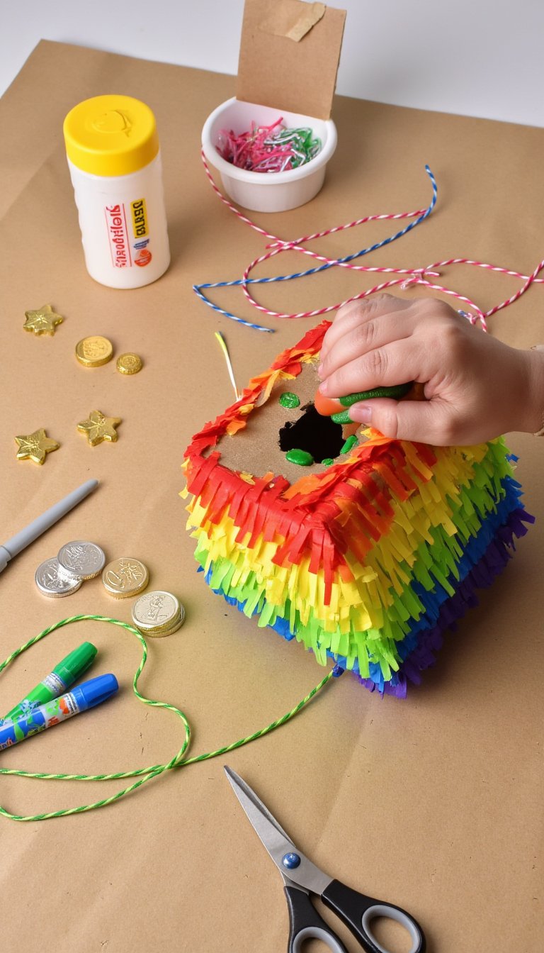 7. Decorate-Your-Own Mini Piñata