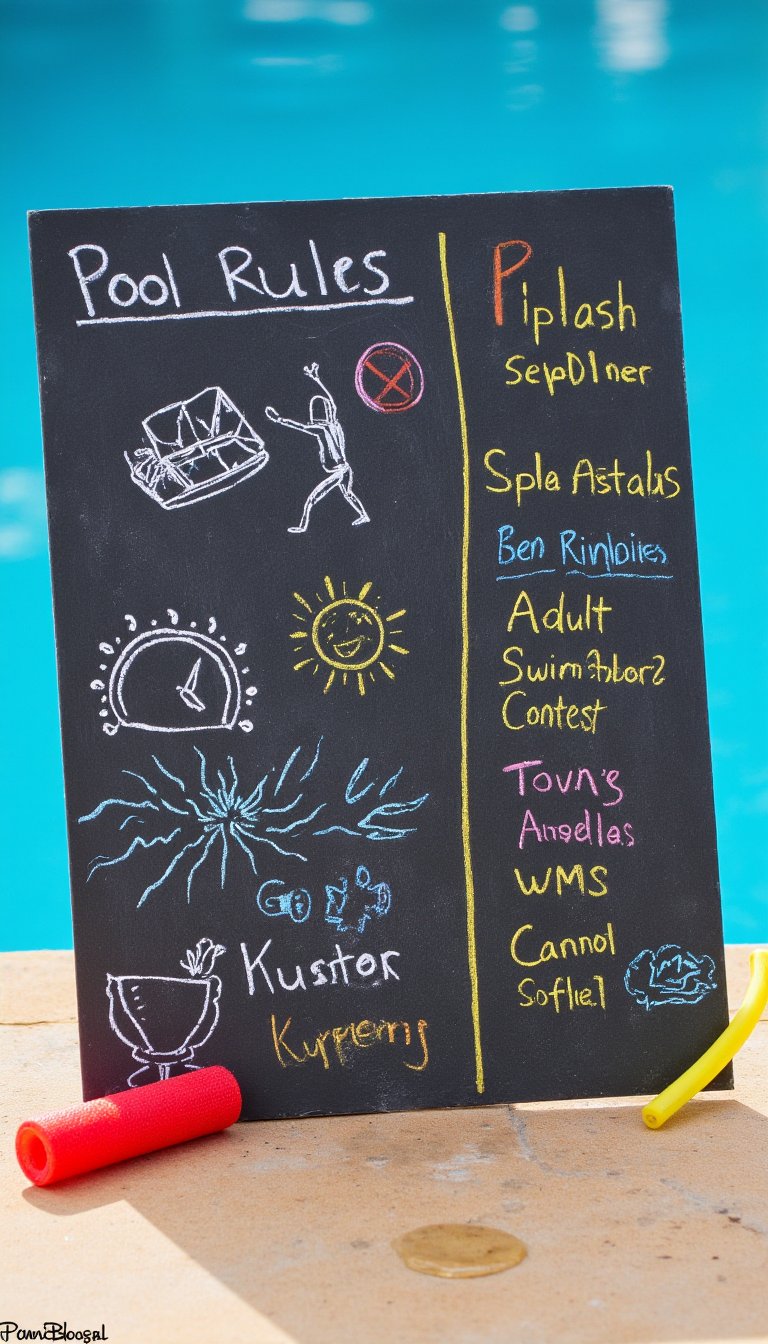 7. Pool Rules & Splash Schedule Splash