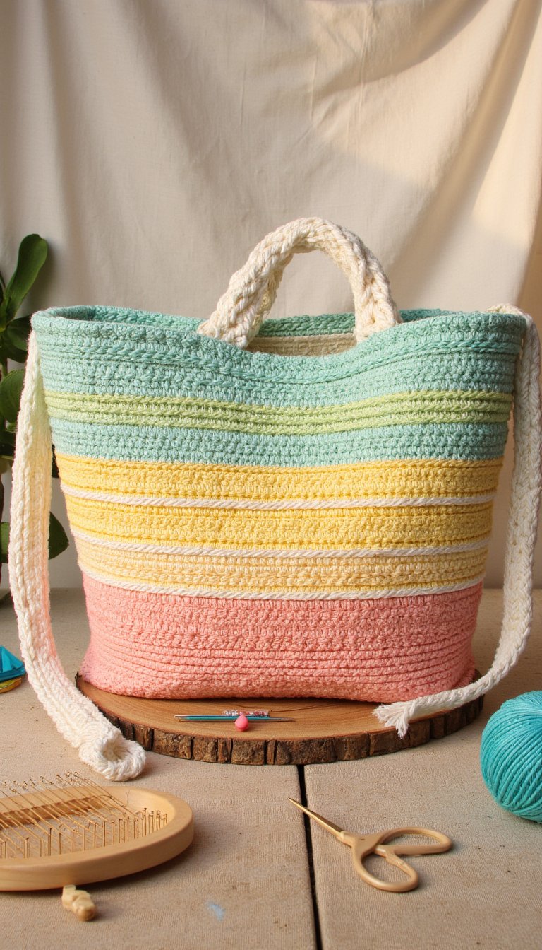 12. Personalized Woven Beach Bags