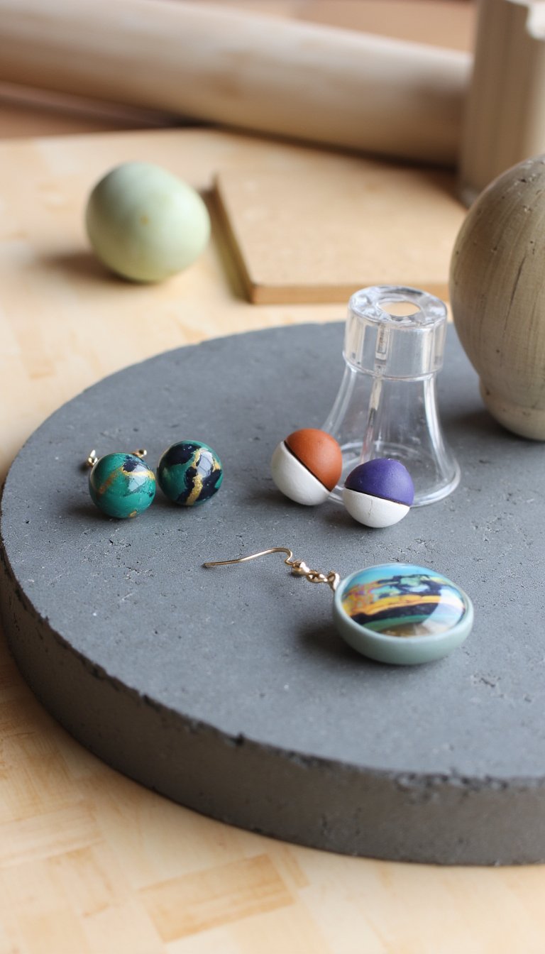 17. Clay Earrings & Jewelry
