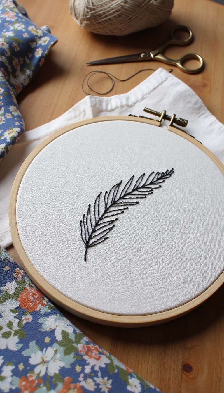 25. Embroidery Hoop Art