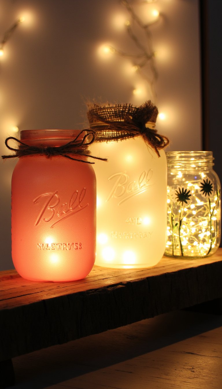 22. Mason Jar Lanterns