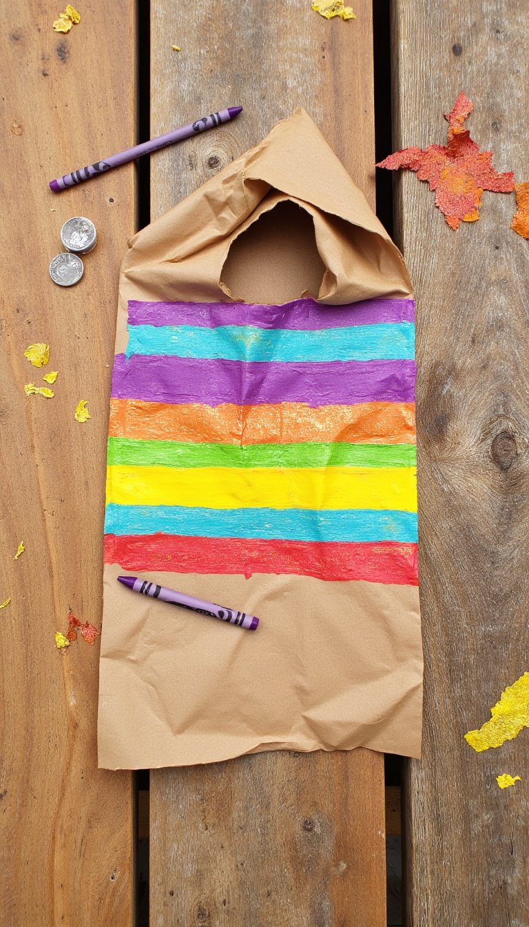 17. Paper Bag Ponchos