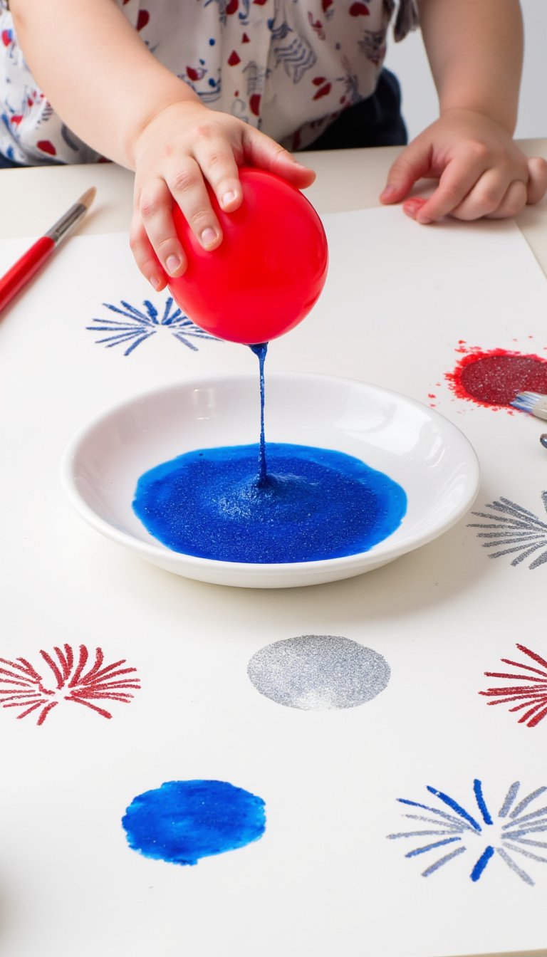 12. Balloon Stamp Fireworks