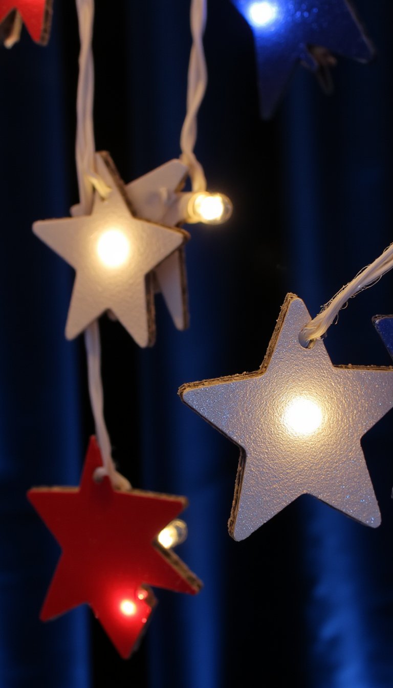 14. DIY Star String Lights